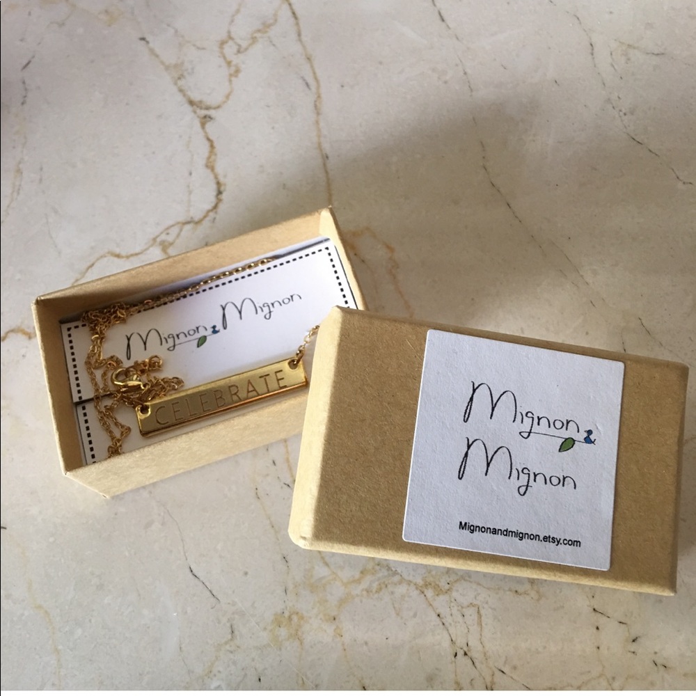 Celebrate Mignon gold plated necklace